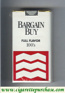 Bargain Buy 100s cigarettes Full Flavor